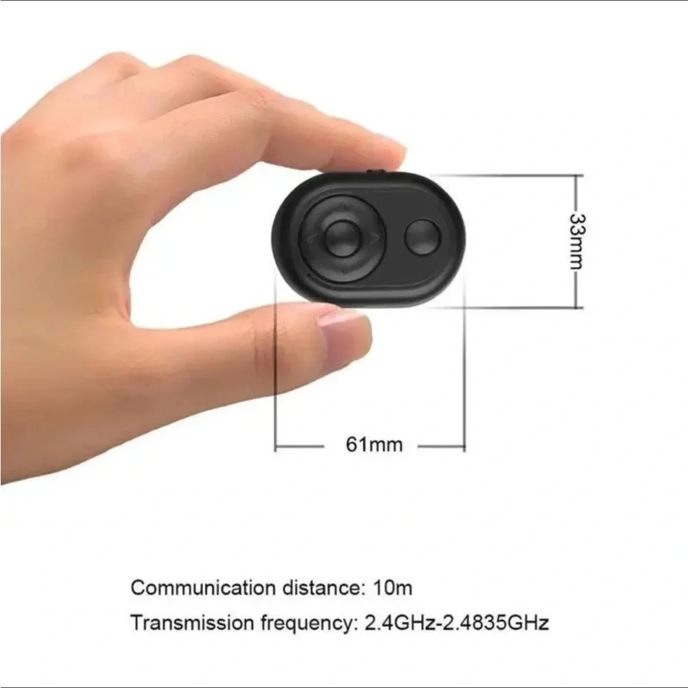 Bluetooth Remote Control Button Wireless Controller Camera Stick Self Timer